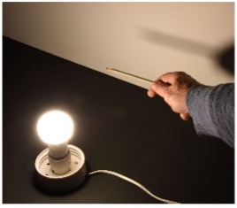 Observed outcome for experiment 2.